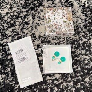 Dior Green Tribale Earrings